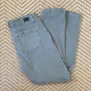 Paige - Mayslie Straight Legged Pants - Grey / Green 28